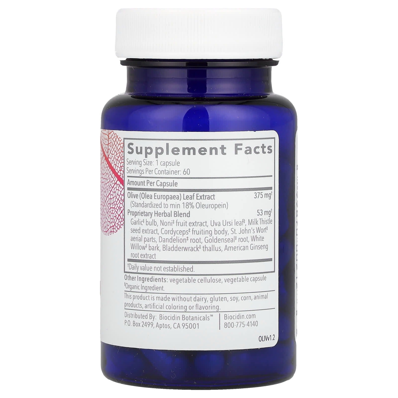 Olivirex®, High-Potency Olive Leaf Formula, 60 Capsules
