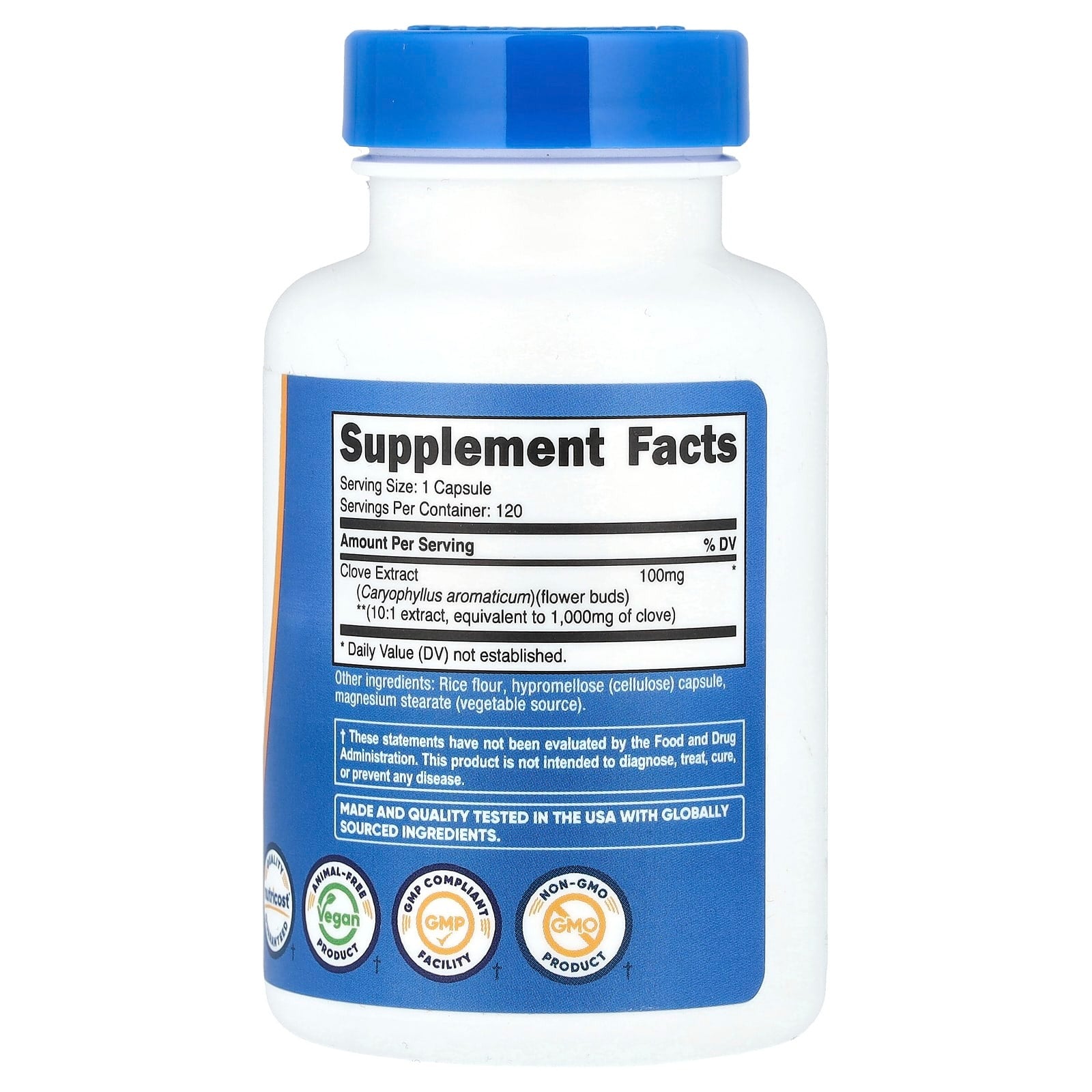 Clove, 1,000 mg, 120 Capsules