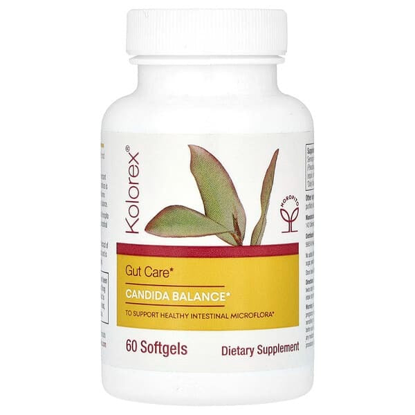 Gut Care, Candida Balance, 60 Softgels