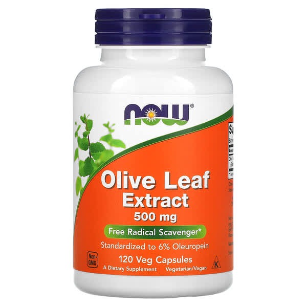 Olive Leaf Extract, 500 mg, Veg Capsules