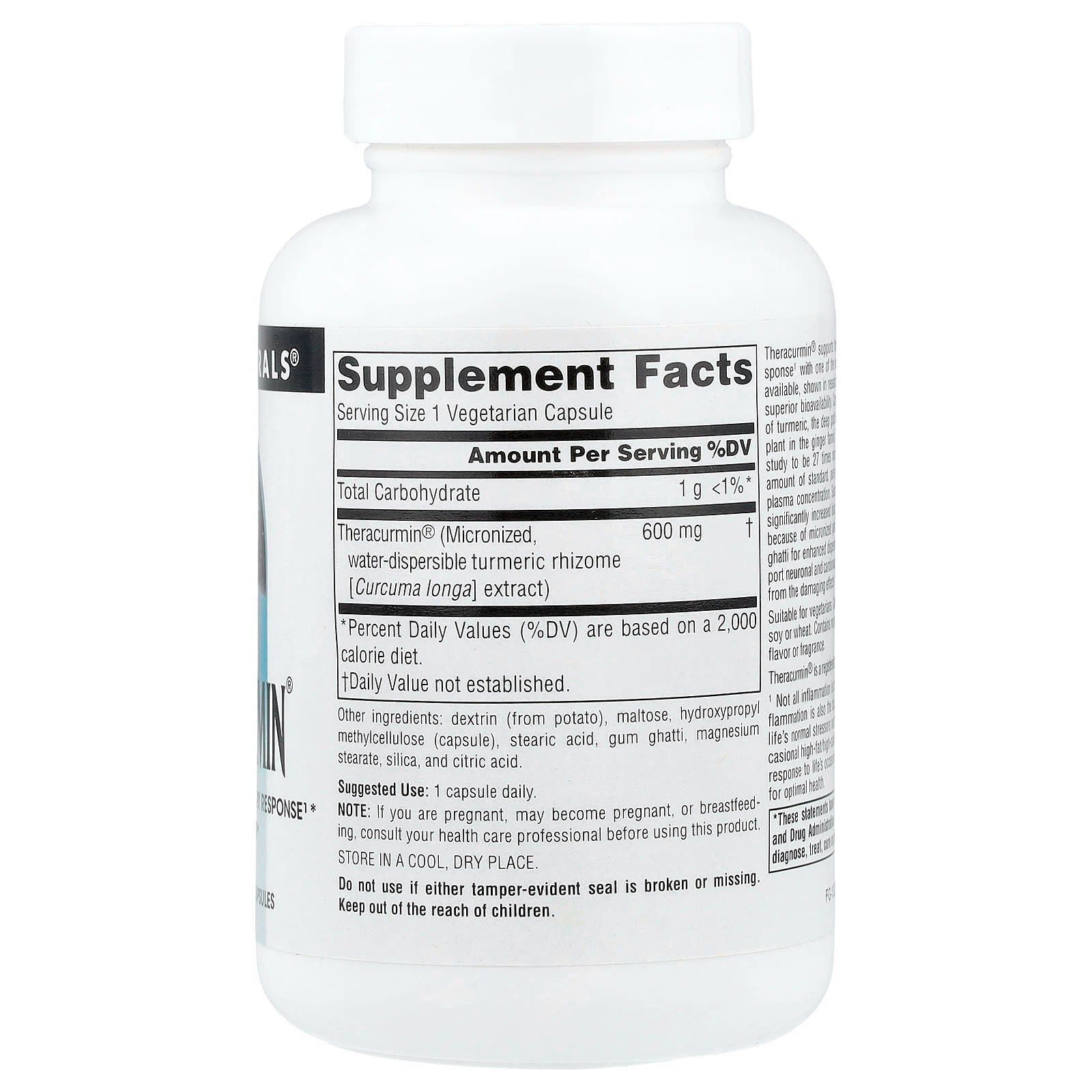 Theracurmin®, 600 mg, 60 Vegetarian Capsules