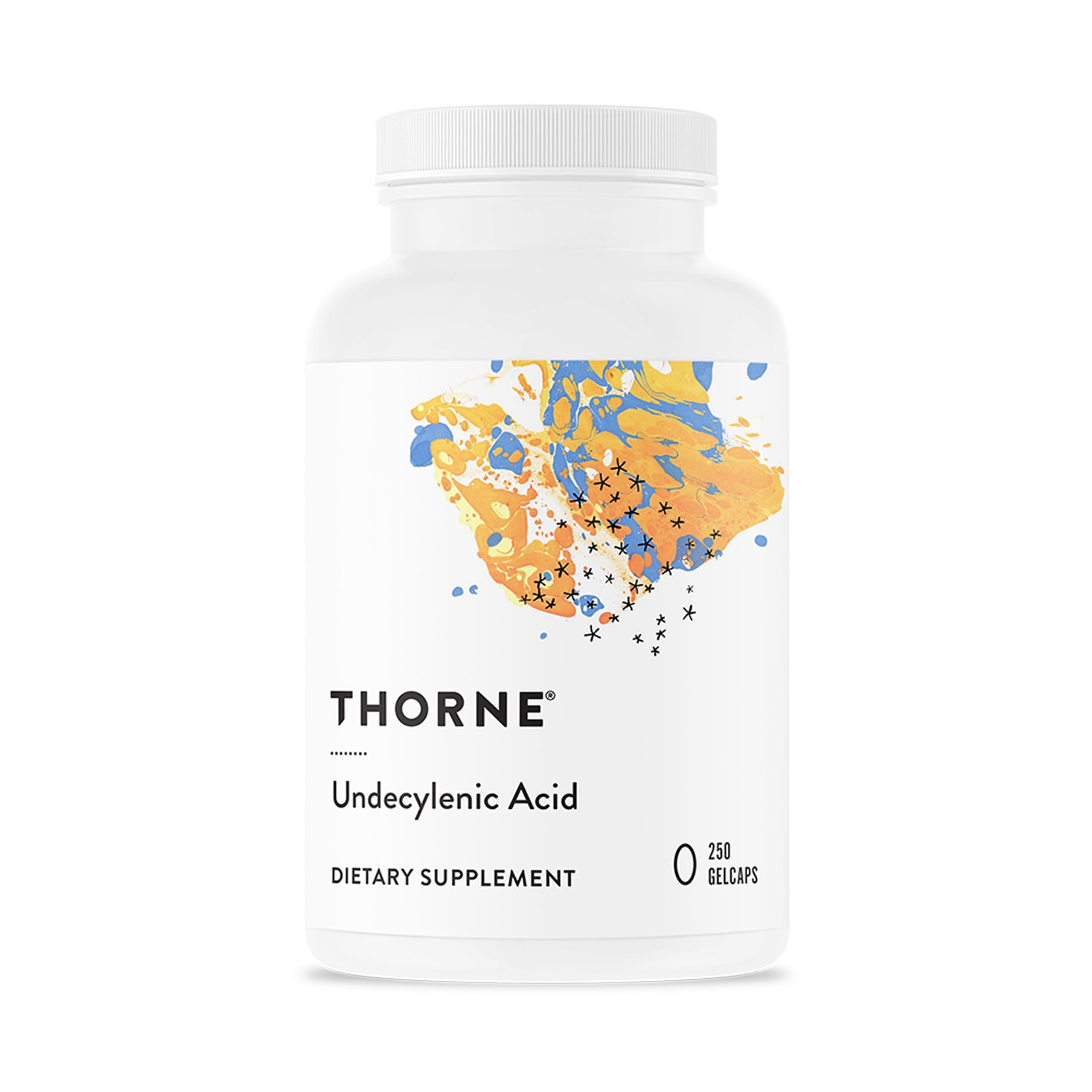 Undecylenic Acid (Formerly Formula SF722) - 250 mg of Undecylenic Acid - for a Healthy Balance of Gut & Vaginal Flora* - Gluten Free - 250 Gelcaps - 50 Servings