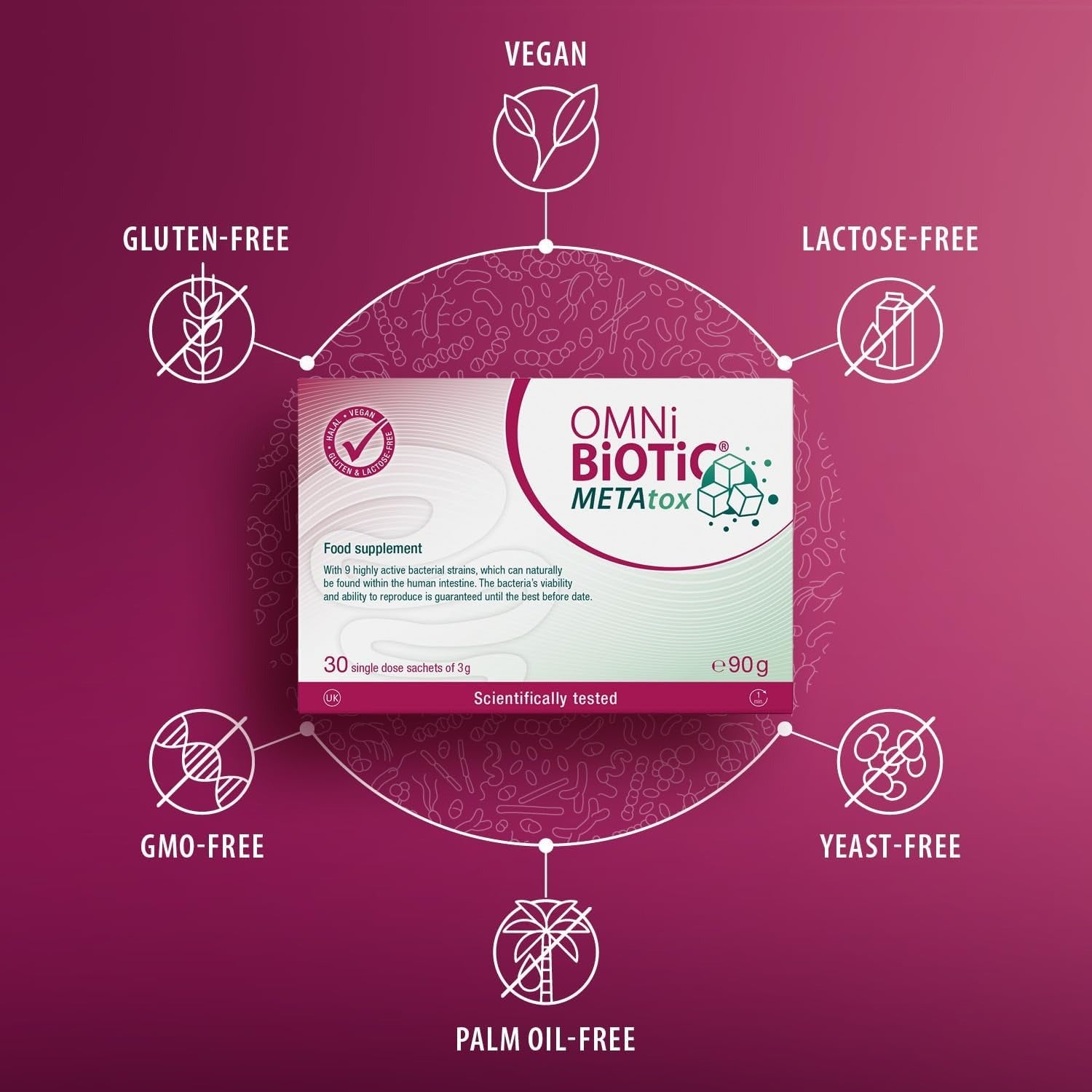 Vegan Multi Strain Formulation, 30 Single Dose Sachets