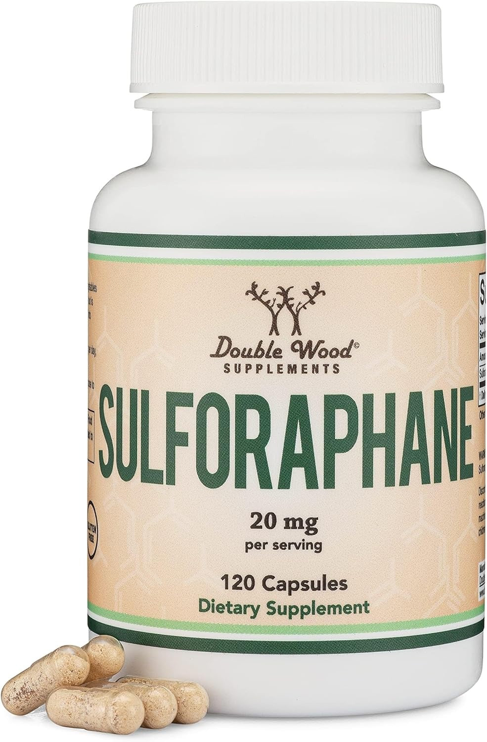 Sulforaphane - 20mg of Activated and Stabilized Sulforaphane per Serving (120 Capsules) Potent Broccoli Extract for Healthy Aging